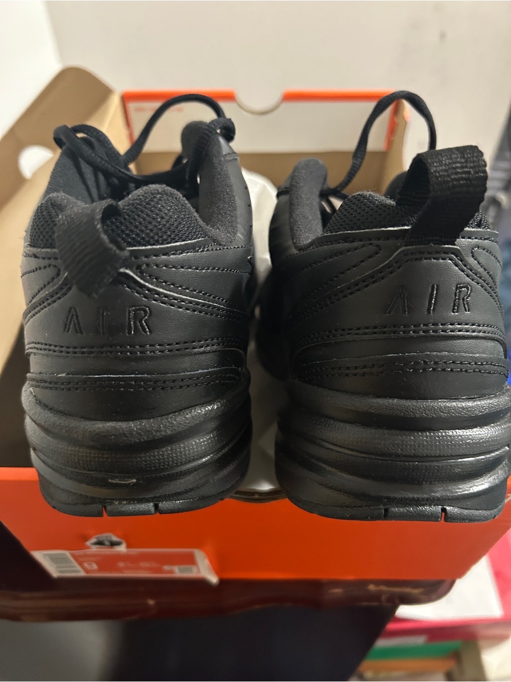 Nike Men's Black Athletic Air Sneakers